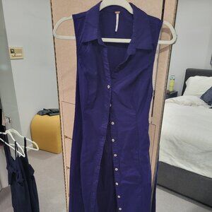 Free people long sleeveless dress